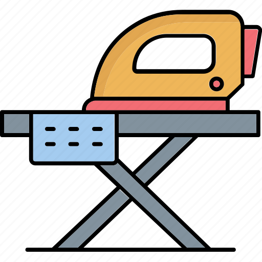 Home appliance, iron stand, ironing, laundry, pressing clothes icon - Download on Iconfinder