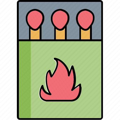 Matchbox, ablaze, flaming fire, ignition icon - Download on Iconfinder