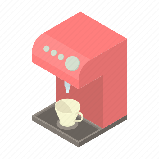 Beverage, caffeine, cartoon, coffee, machine, maker, modern icon - Download on Iconfinder