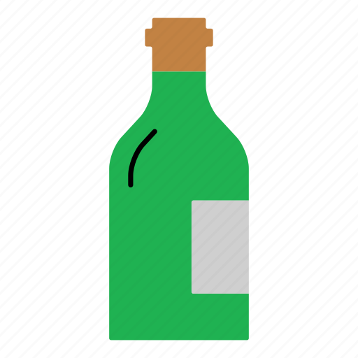Champagne, colored, household, red wine, white wine, wine, wine bottle icon - Download on Iconfinder