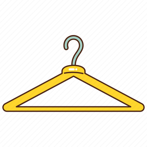 Hanger, clothes hanger, coat hanger, laundry, clothes rack, household, coathanger icon - Download on Iconfinder