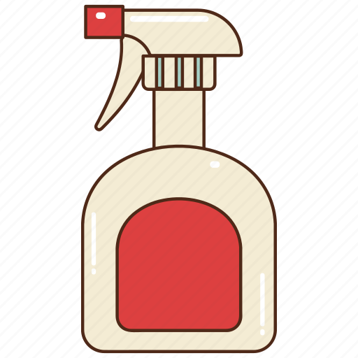 Spray bottle, spray, sprayer, foggy, chore, cleaning, housework icon - Download on Iconfinder