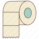 toilet paper, tissue, toilet tissue, household, toilet, restroom, bathroom