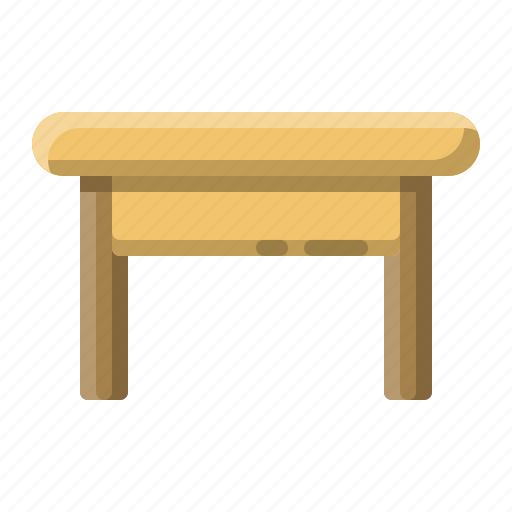 Desk, dining, furniture, interior, table icon - Download on Iconfinder