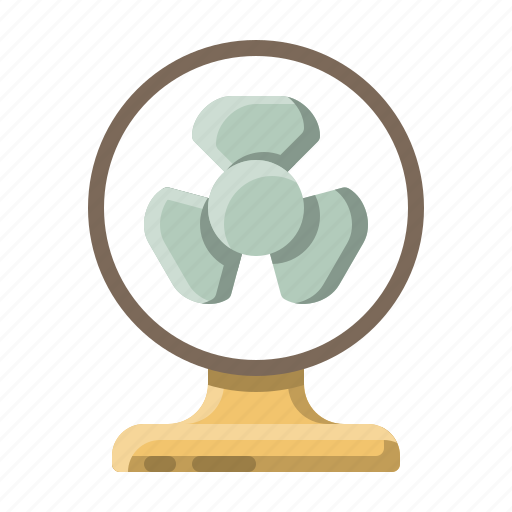 Blower, desk, electric, fan, household icon - Download on Iconfinder