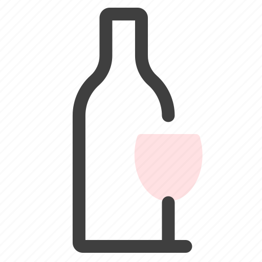 Alcohol, bottle, glass, home, household, wine icon - Download on Iconfinder