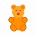 bear, cartoon, cute, soft, stuffed, teddy, toy