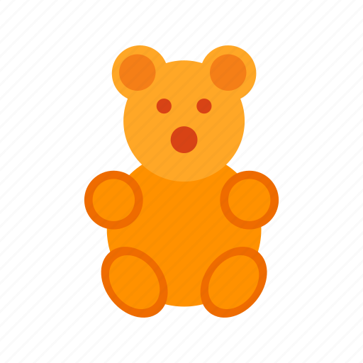 Bear, cartoon, cute, soft, stuffed, teddy, toy icon - Download on Iconfinder