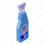 bottle, cartoon, cleaning, isometric, silhouette, spray, water 