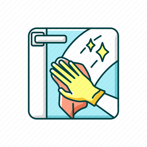 Cleaning window, housemaid, housekeeper, cleaner icon - Download on Iconfinder