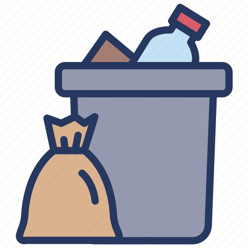 Garbage, trash, dustbin, garbage can, disposal icon - Download on Iconfinder