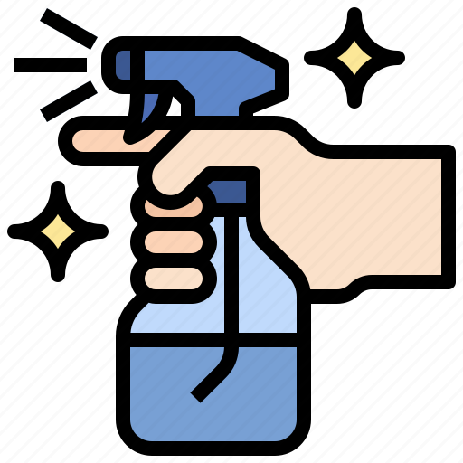 Cleaning, spray, miscellaneous, bottle, healthcare, medical, hygiene icon - Download on Iconfinder