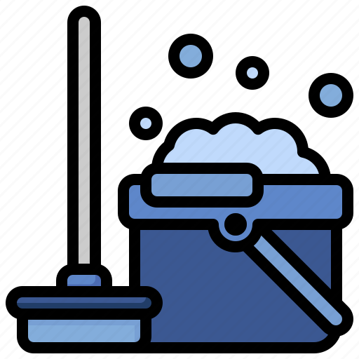 And, mop, miscellaneous, furniture, housekeeping, household, bucket icon - Download on Iconfinder