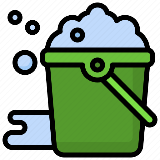 Wash, bucket, cleaning, miscellaneous, water, hand, laundry icon - Download on Iconfinder