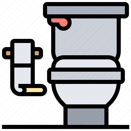 Bathroom, flush, hygiene, restroom, toilet icon - Download on Iconfinder
