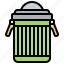bin, container, garbage, trashcan, waste 