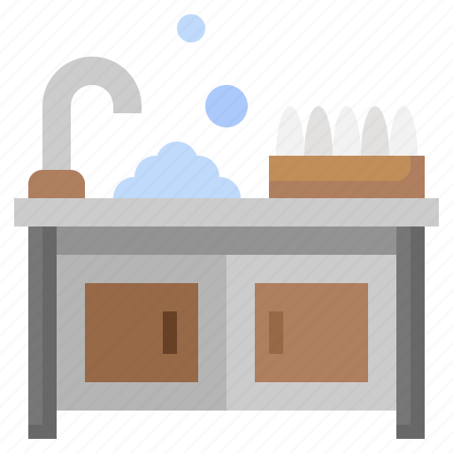 Household, washbasin, faucet, hygiene, furniture, miscellaneous, sink icon - Download on Iconfinder