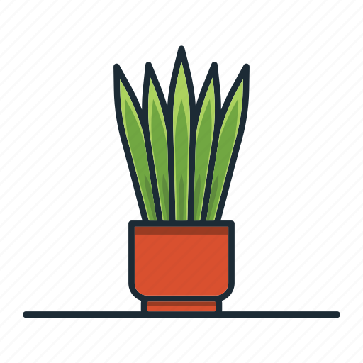Snake, plant, houseplant, garden, nature, decorative icon - Download on Iconfinder