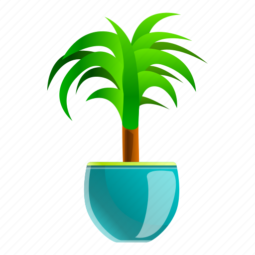 Floral, flower, hand, houseplant, palm, tree icon - Download on Iconfinder
