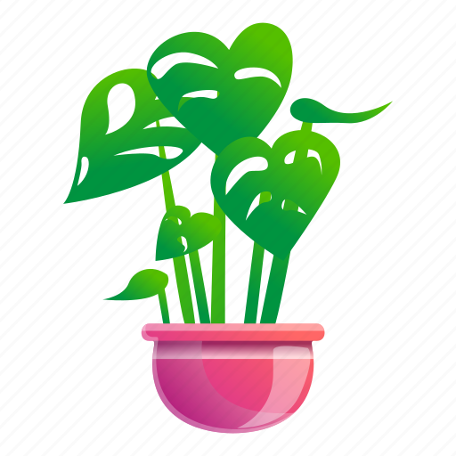Houseplant, tree, flower, hand, floral, house icon - Download on Iconfinder