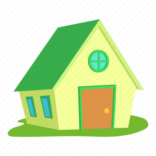 Building, cartoon, front, home, logo, ranch, roof icon - Download on Iconfinder