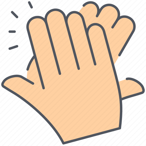 Clap, gesture, audience, bravo, clapping, good job, hand icon - Download on Iconfinder