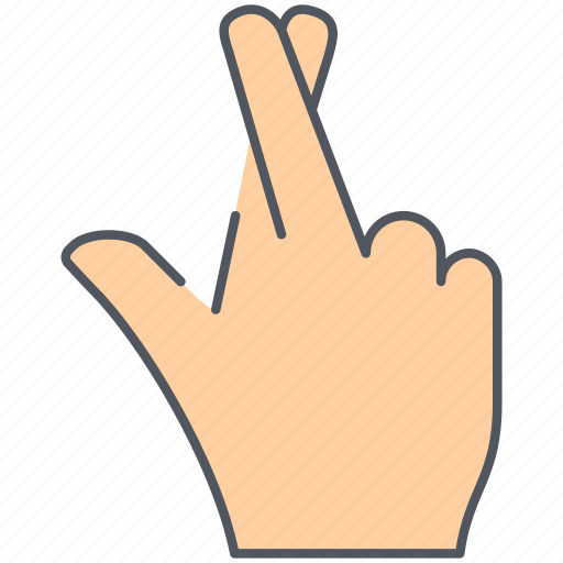 Gesture, luck, fingers, hand, language, promise, sign icon - Download on Iconfinder