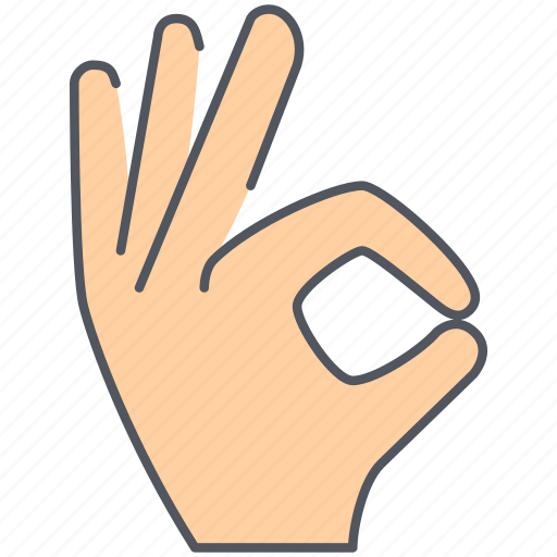 Gesture, ok, fingers, hand, language, sign, well done icon - Download on Iconfinder