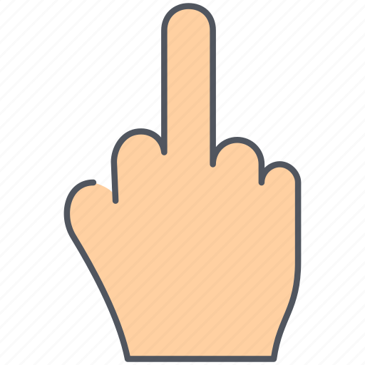 Gesture, sucker, hand, insult, language, sign, unsulting icon - Download on Iconfinder