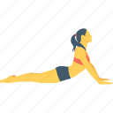 aerobics, backbone, flexibility, stomach, stretch 