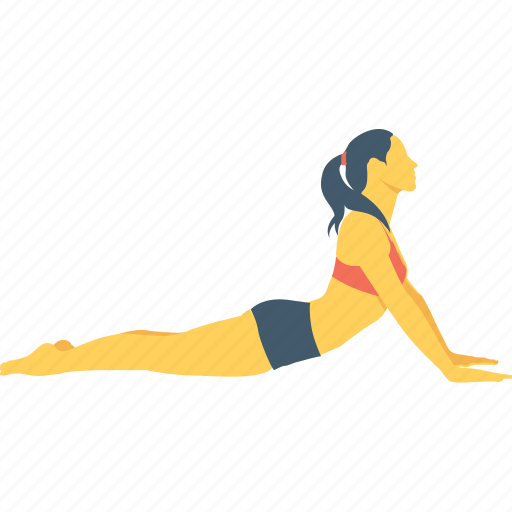 Aerobics, backbone, flexibility, stomach, stretch icon - Download on Iconfinder