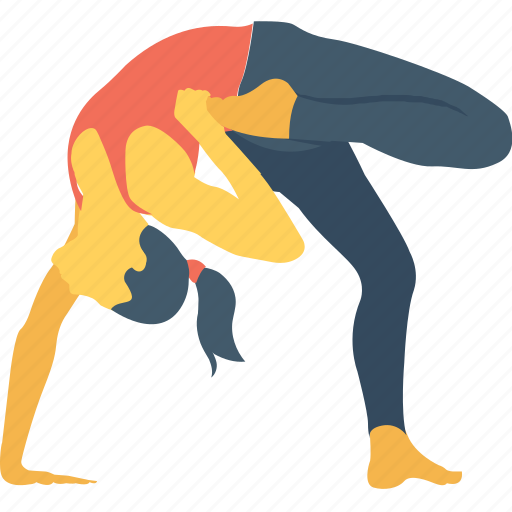 Backbending, exercise, half moon pose, strength, yoga icon - Download on Iconfinder