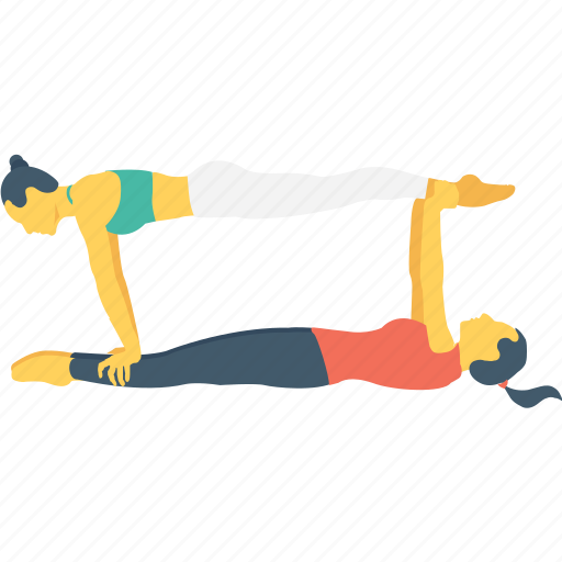 Activity, aerobics, exercise, gymnast, two artistic icon - Download on Iconfinder