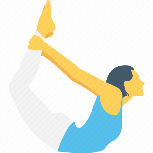 Belly, gymnastics, hatha, pigeon pose, pilates icon - Download on Iconfinder
