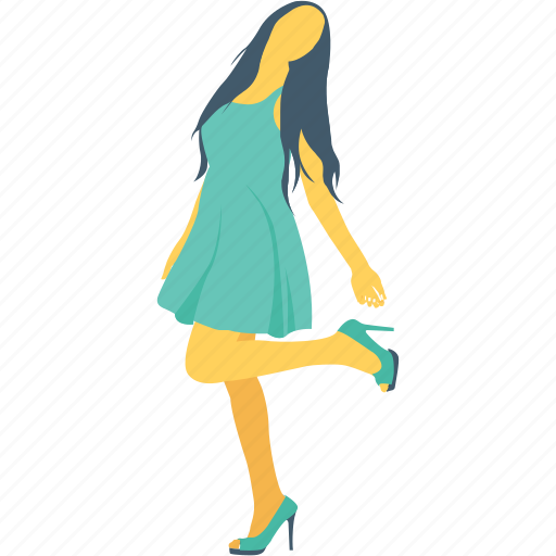 Active, dress, fashion, model, posing icon - Download on Iconfinder