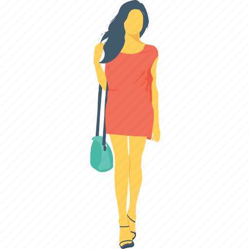 Female, girl, handbag, shopping, woman icon - Download on Iconfinder
