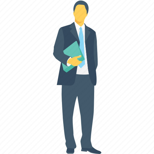 Assistance, businessman, employee, file, handsome icon - Download on Iconfinder