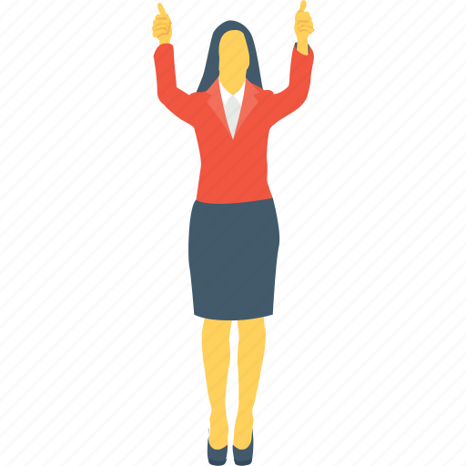 Arms up, exercise, female, hands up, sports icon - Download on Iconfinder