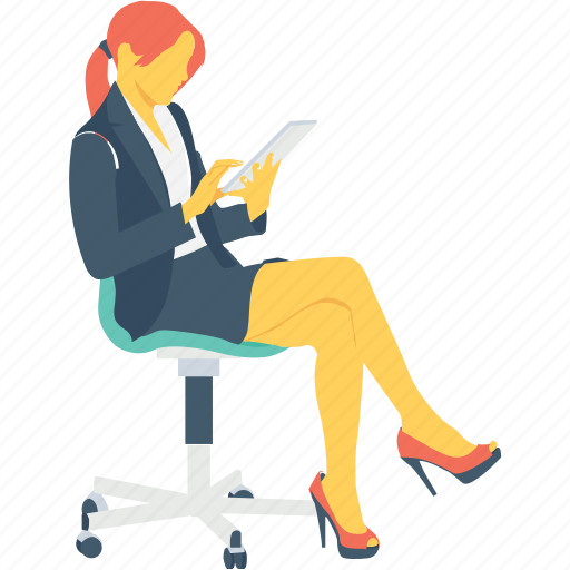 Assistant, employee, female, miss, secretary icon - Download on Iconfinder