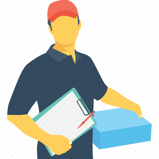 Courier, delivery service, logistics, package, parcel icon - Download on Iconfinder
