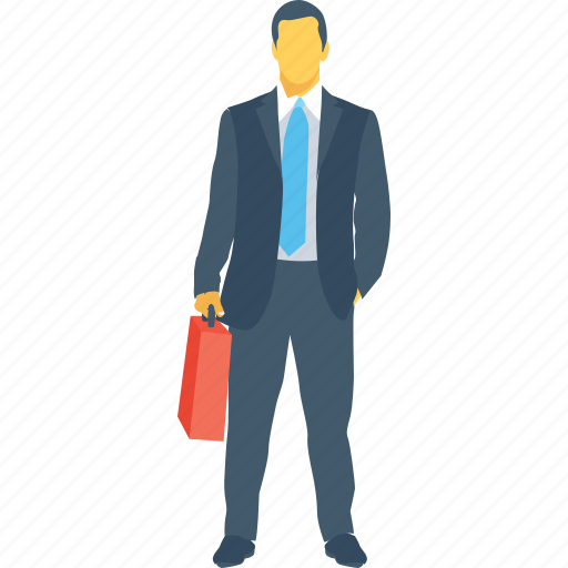 Briefcase, business person, businessman, executive, officer icon - Download on Iconfinder