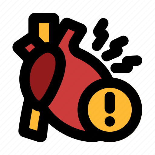 Heart, attack, human, anatomy icon - Download on Iconfinder