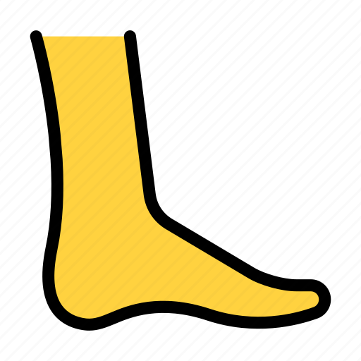 Foot, leg, human, body, organ icon - Download on Iconfinder