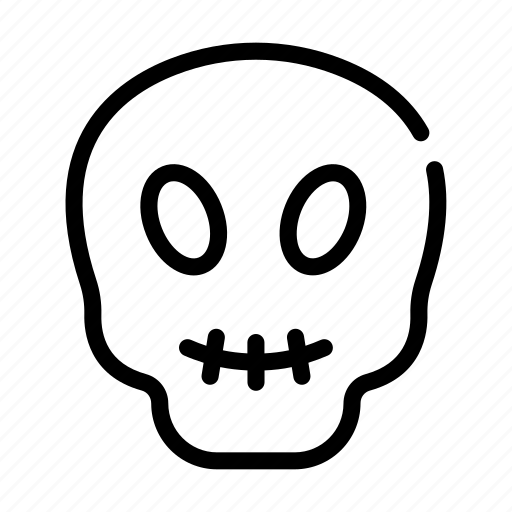 Skull, skeleton, human, face, bone icon - Download on Iconfinder