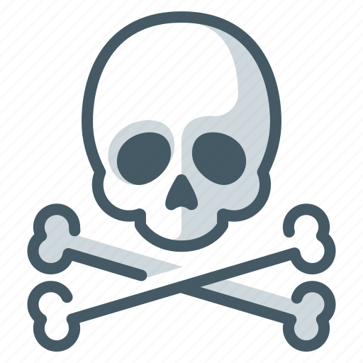 Attention, death, skull, danger icon - Download on Iconfinder