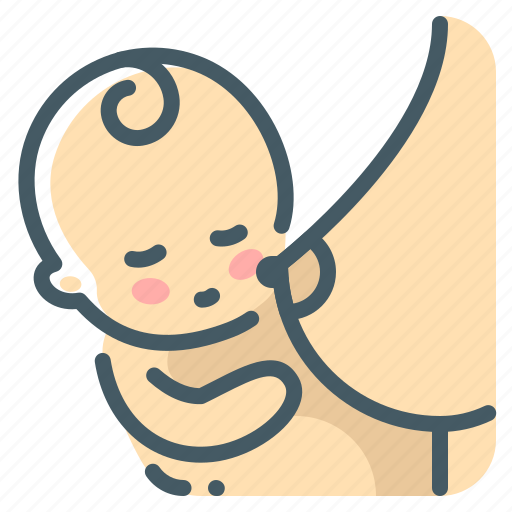 Boobs, breast, baby, lactation, maternity, breastfeeding icon - Download on Iconfinder