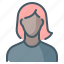 person, woman, avatar 