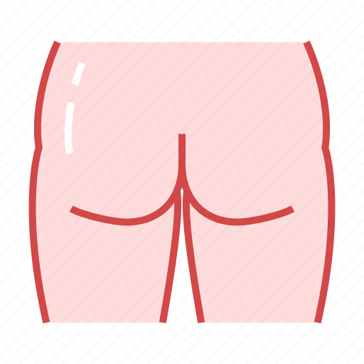 Anatomy, butt, male icon - Download on Iconfinder