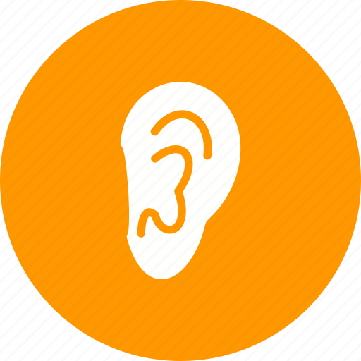 Ear, healthcare, hearing, listening, sensory, silence, sound icon - Download on Iconfinder
