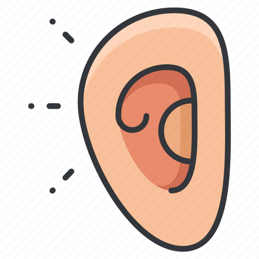 Audio, body, ear, hear, human, sound icon - Download on Iconfinder